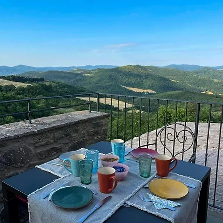 Historic With Panoramic Pool * Monte Santa Maria Tiberina